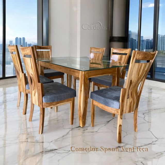 Comedor Spoon ventana anatómico teca
