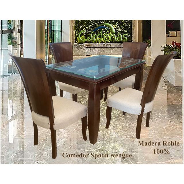 Comedor Spoon liso color wengue