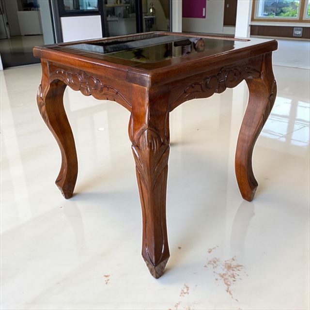 Mesa auxiliar de sala Isabel roble