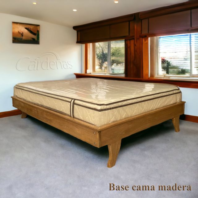 Base cama madera