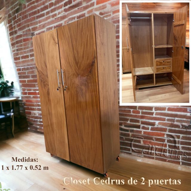 Armario Cedrus de 2 puertas